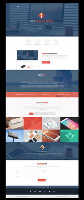 响应式网页设计 PSD素材与UI界面资源下载指南